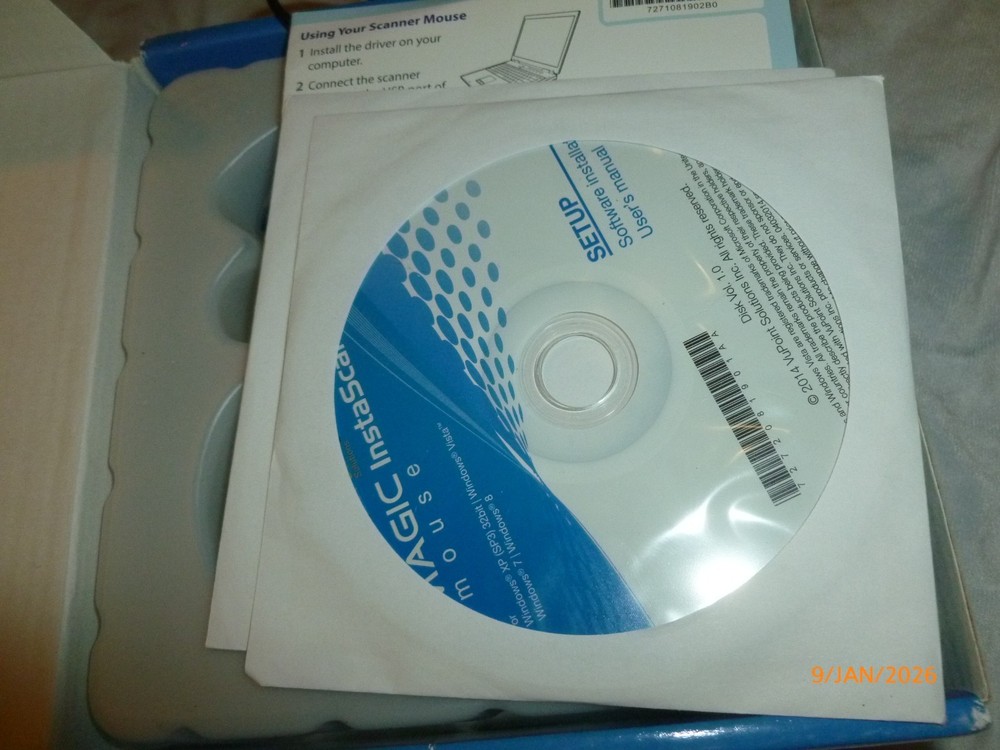 Vupoint Magic InstaScan Mouse Scanning Mouse with Interchangeable Covers