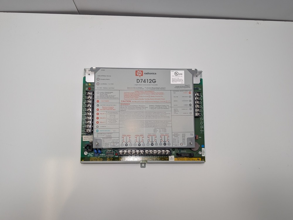 RADIONICS D7412G Digital Alarm Communicator Transmitter