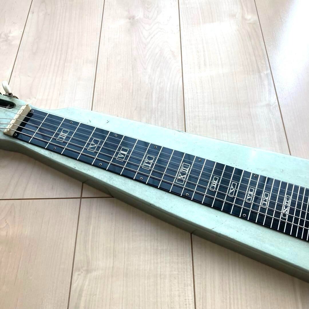 GUYATONE HG-56B Electric Steel Guitar Hawaiian 6-Strings Rare w/Tone Bar