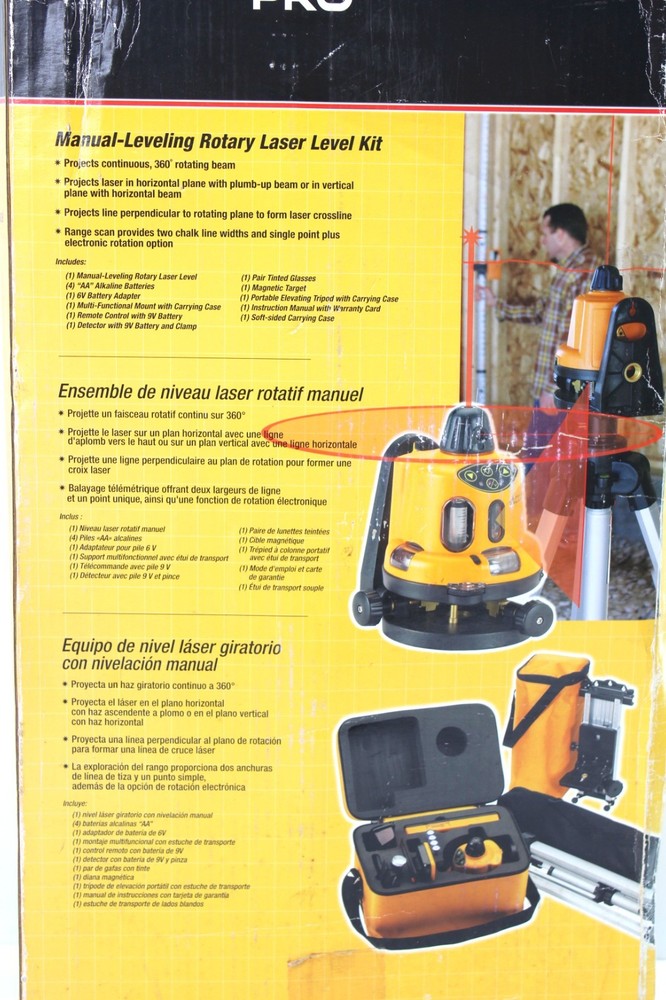 Acculine Johnson Pro Laser Level Bundle 40-6500
