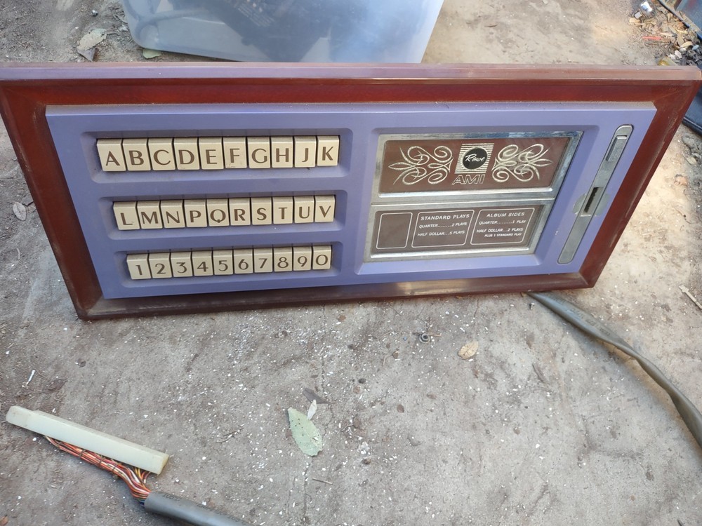 rowe mm5 jukebox arcade keypad unit #1