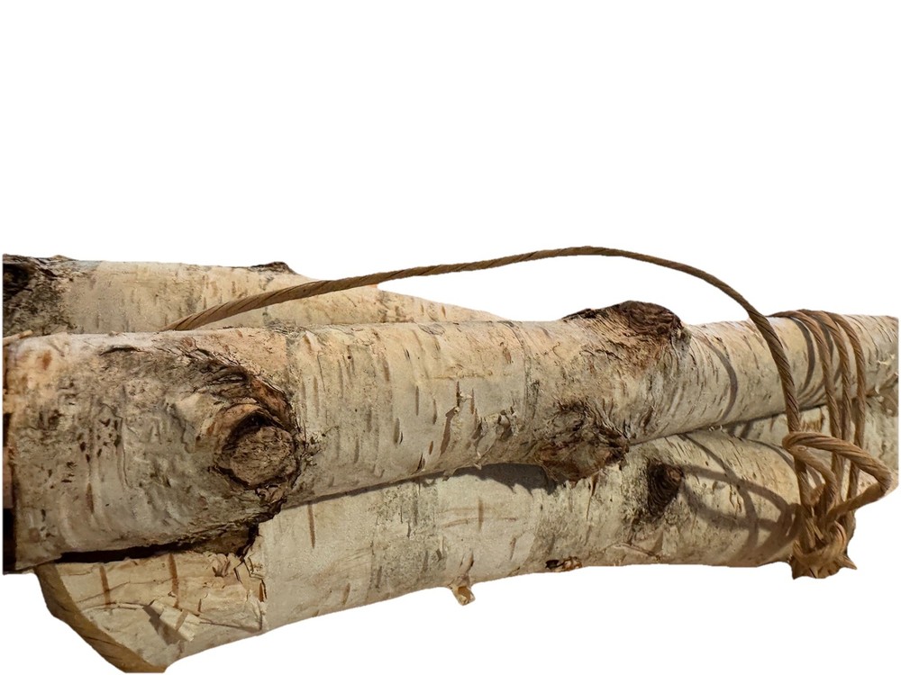 3 White Birch Wood Logs Decorative Long 20" wedding rustic