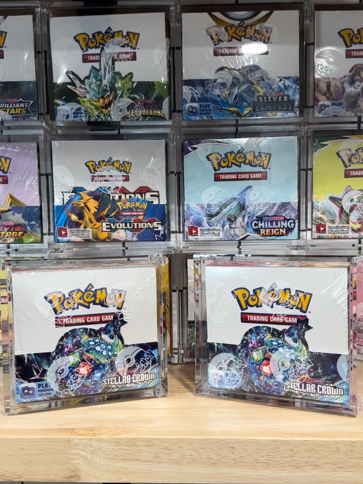 Pokemon Magnetic Booster Box Acrylic Case! Pokémon Card Protective Display!
