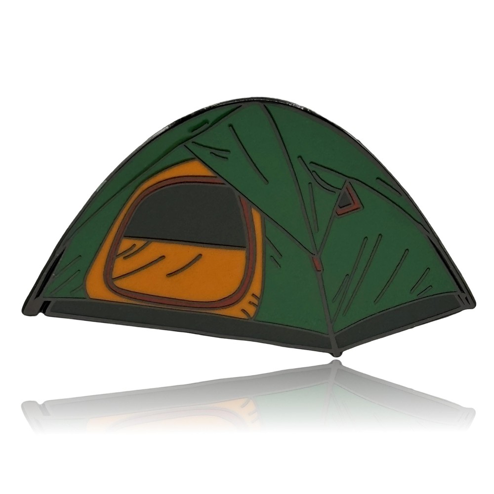 Camping Tent Enamel Pin