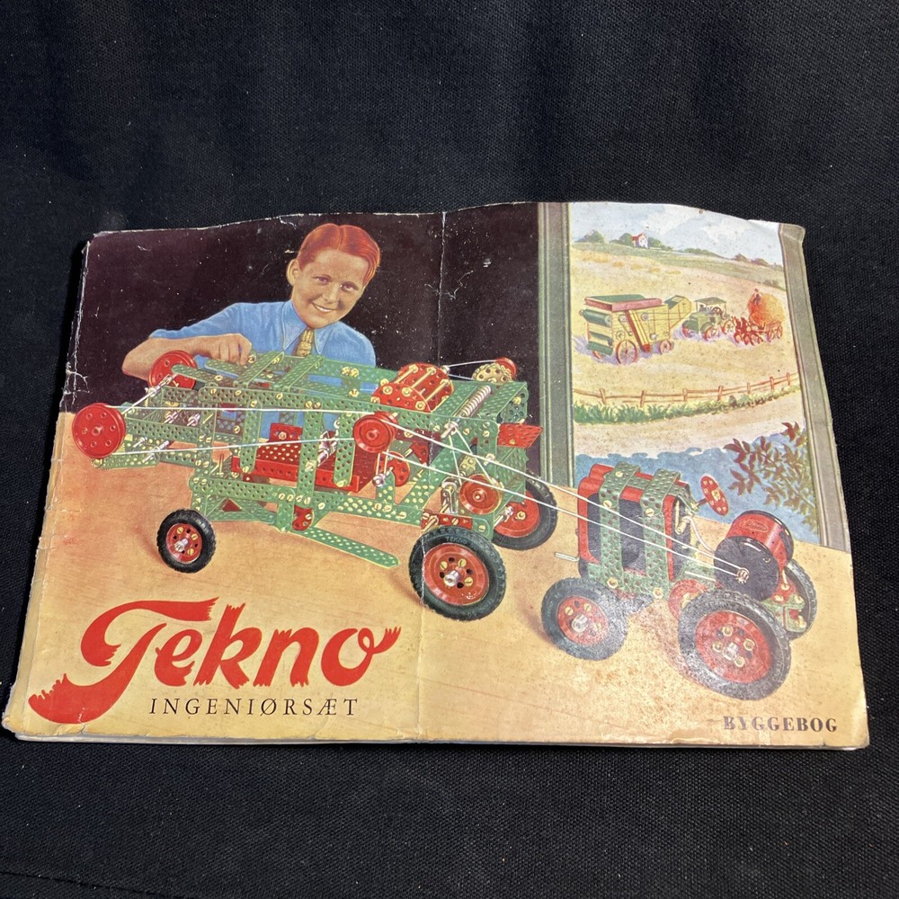 Tekno. Construction Sets Catalogue.Denmark.Vintage .