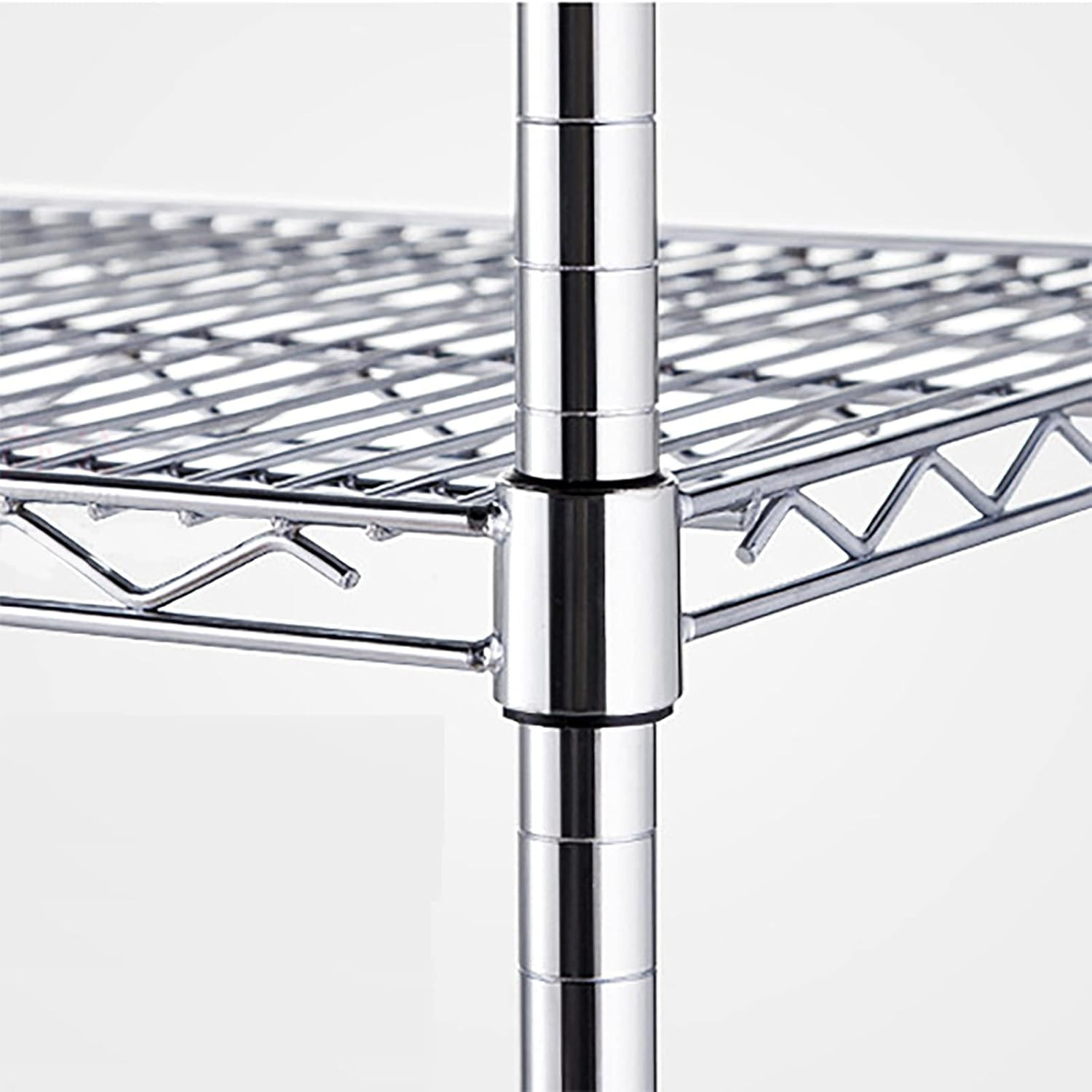 Wire Shelf Clips for 3/4" Post, 25 Pairs 50 Pieces Wire Shelving Shelf Lock Clip