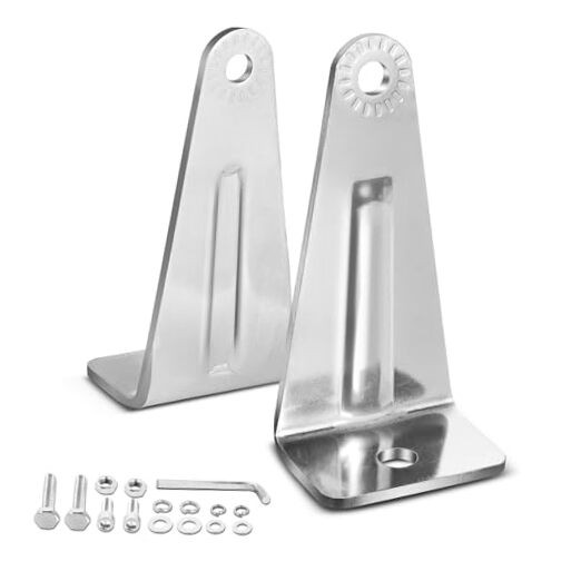 LED Light Bar Side Mounting Brackets 2PCS, Adjustable Universal Side Mount