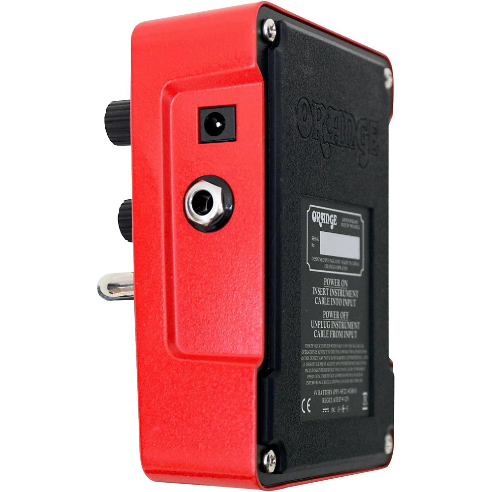 Orange Amplifiers Two-Stroke Boost EQ Guitar Effects Pedal