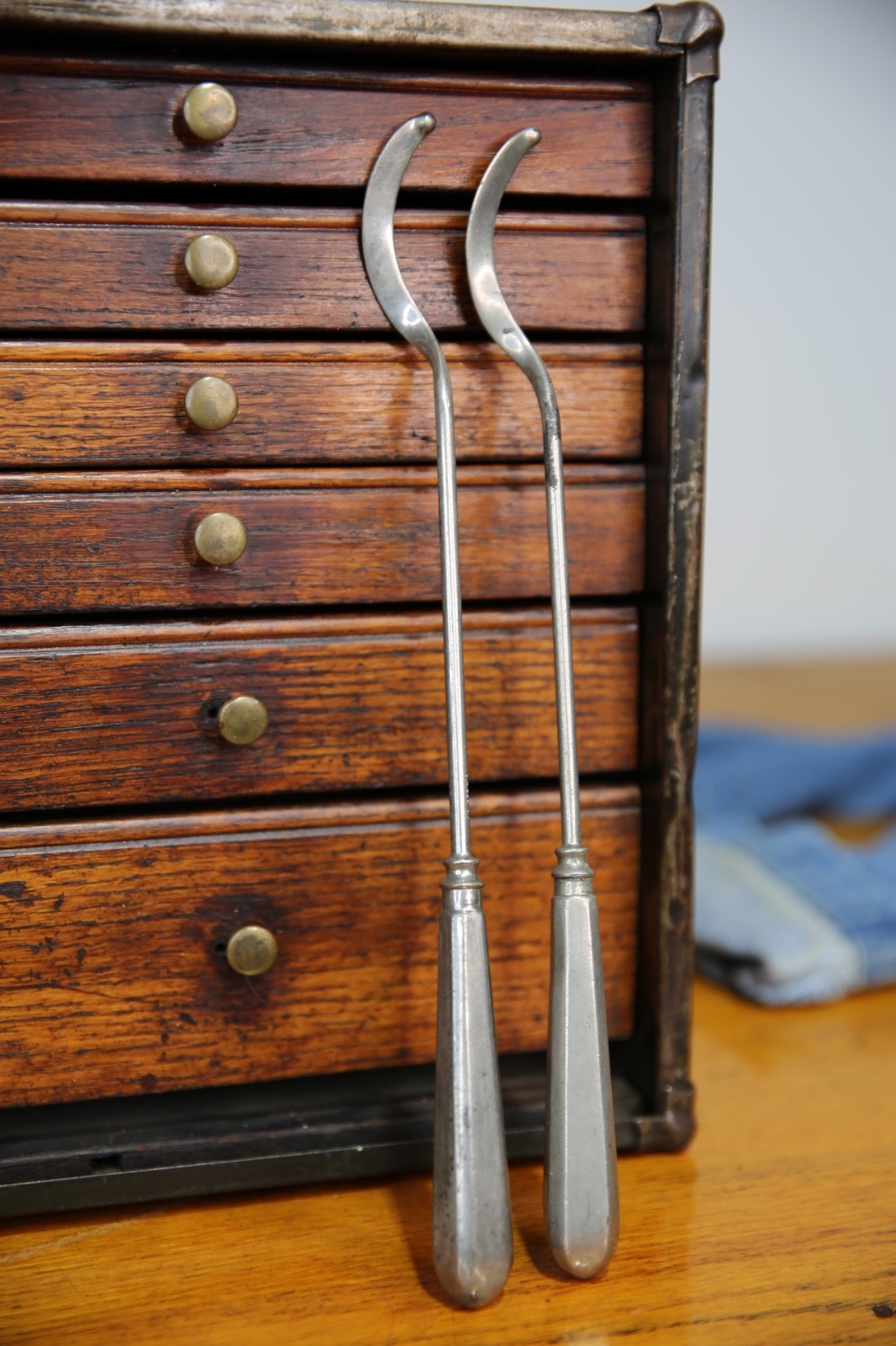 Antique Surgical Medical Tool embalming Undertaker Scalpel Oddity Germany VTG