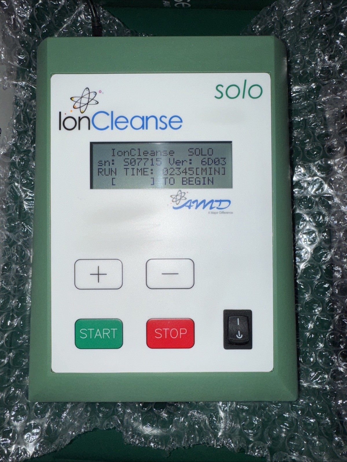 IonCleanse Solo by AMD - Professional Foot Detox System - Exc. Condition