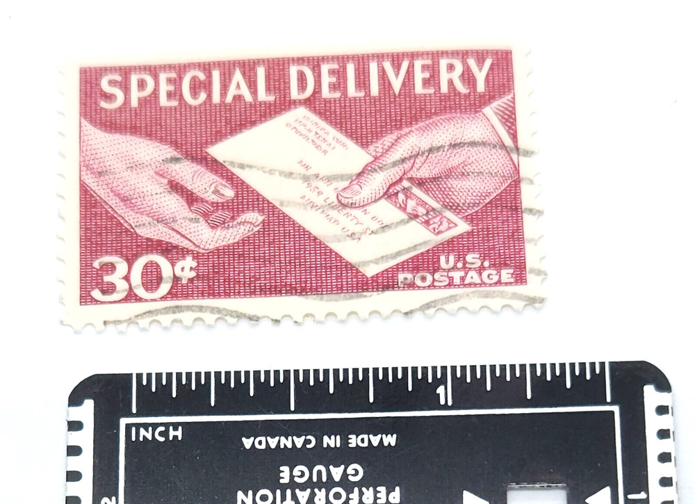 US Scott #E21, Single 1957 Special Delivery 30c Used