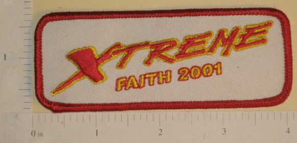 Xtreme Faith 2001 Patch (iron-on)