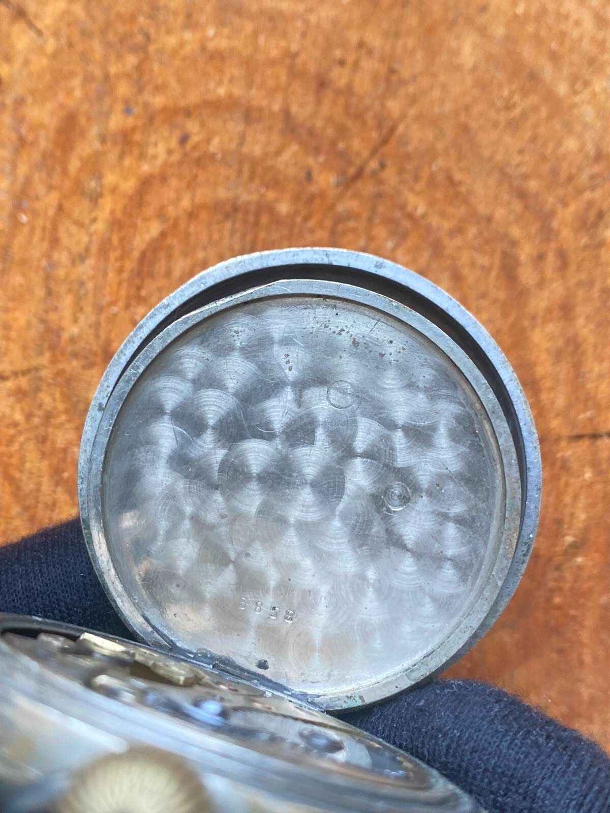 Antique Pocket Watch Mechanical Swiss Ottoman Military Chain Open Face Rare 19th