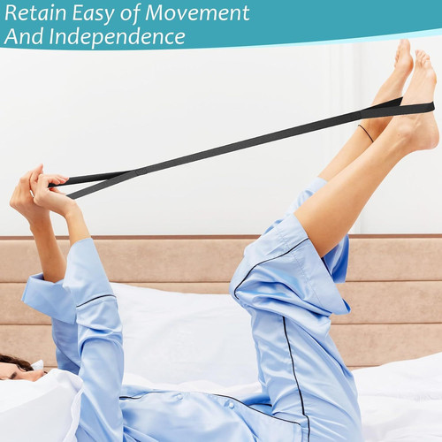 Leg Lifter, Extra Long Lifters for Elderly Adjustable Lifter Strap...