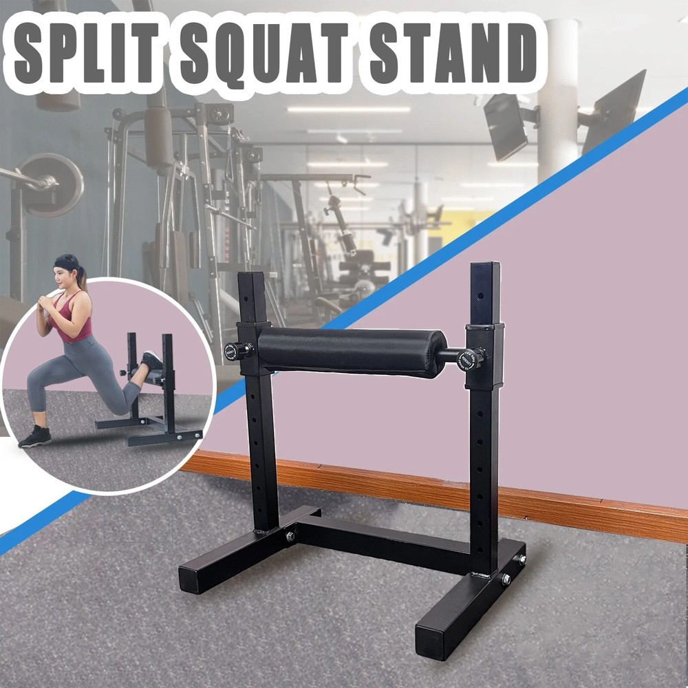 Bulgarian Split Squat Stand – Adjustable Height Gym Leg Strength Training