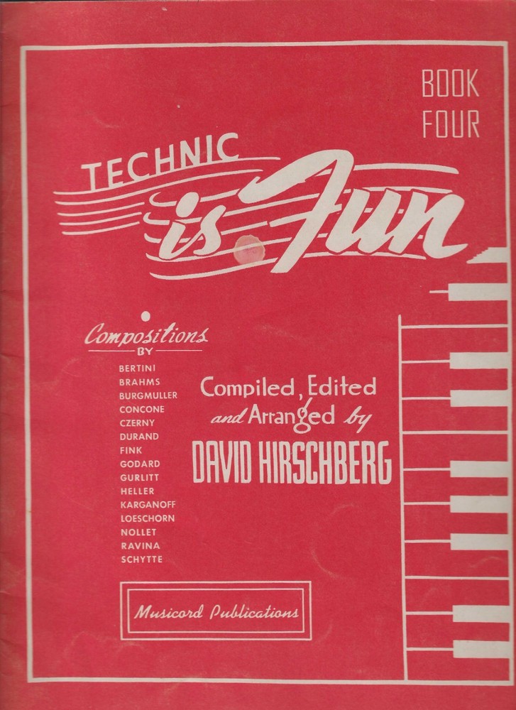 TECHNIC IS FUN Book 4 David Hirschberg