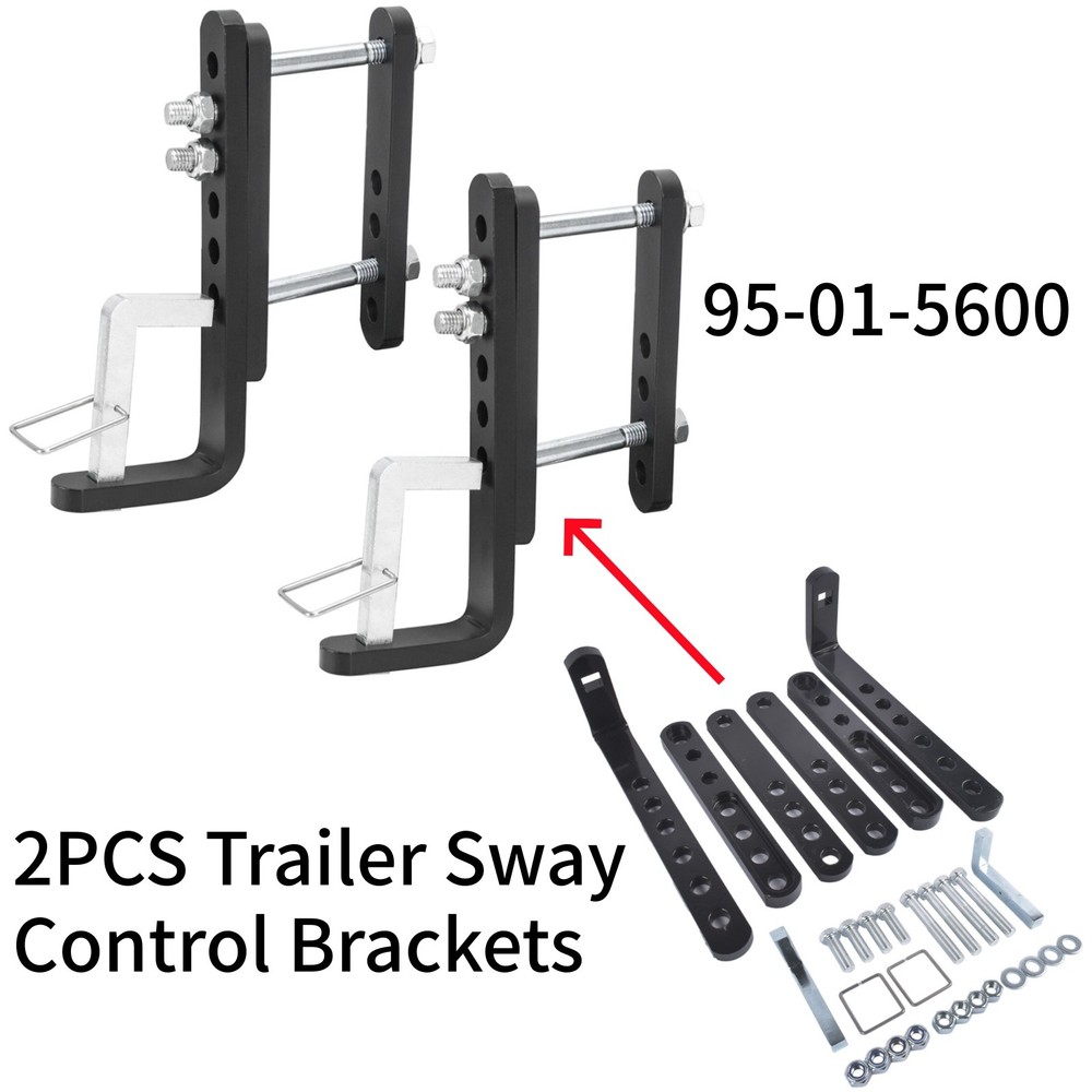 2PCS Trailer Sway Control Bracket for Equalizer Hitch-Weight Distribution System
