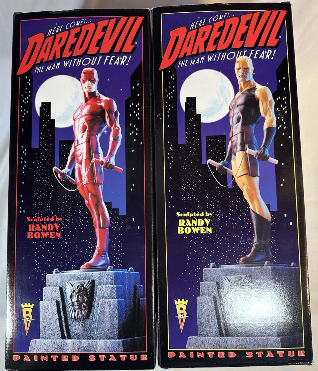 SIGNED!Set of Two Number 1s. MARVEL BOWEN DAREDEVIL THE MAN WITHOUT FEAR  (S6)