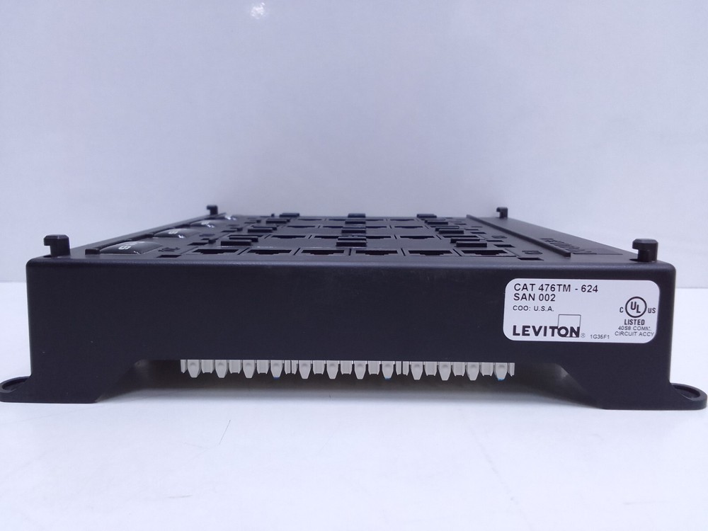 LEVITON 476M-624 CAT 6 TWIST & MOUNT PATCH PANEL
