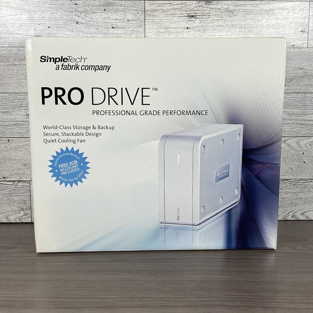 SimpleTech Pro Drive External SATA USB Desktop Hard Disk Drive