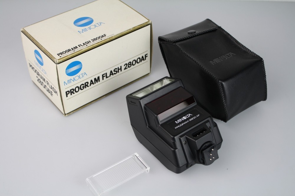 Minolta Maxxum Program 2800 AF Flash Light Unit Set