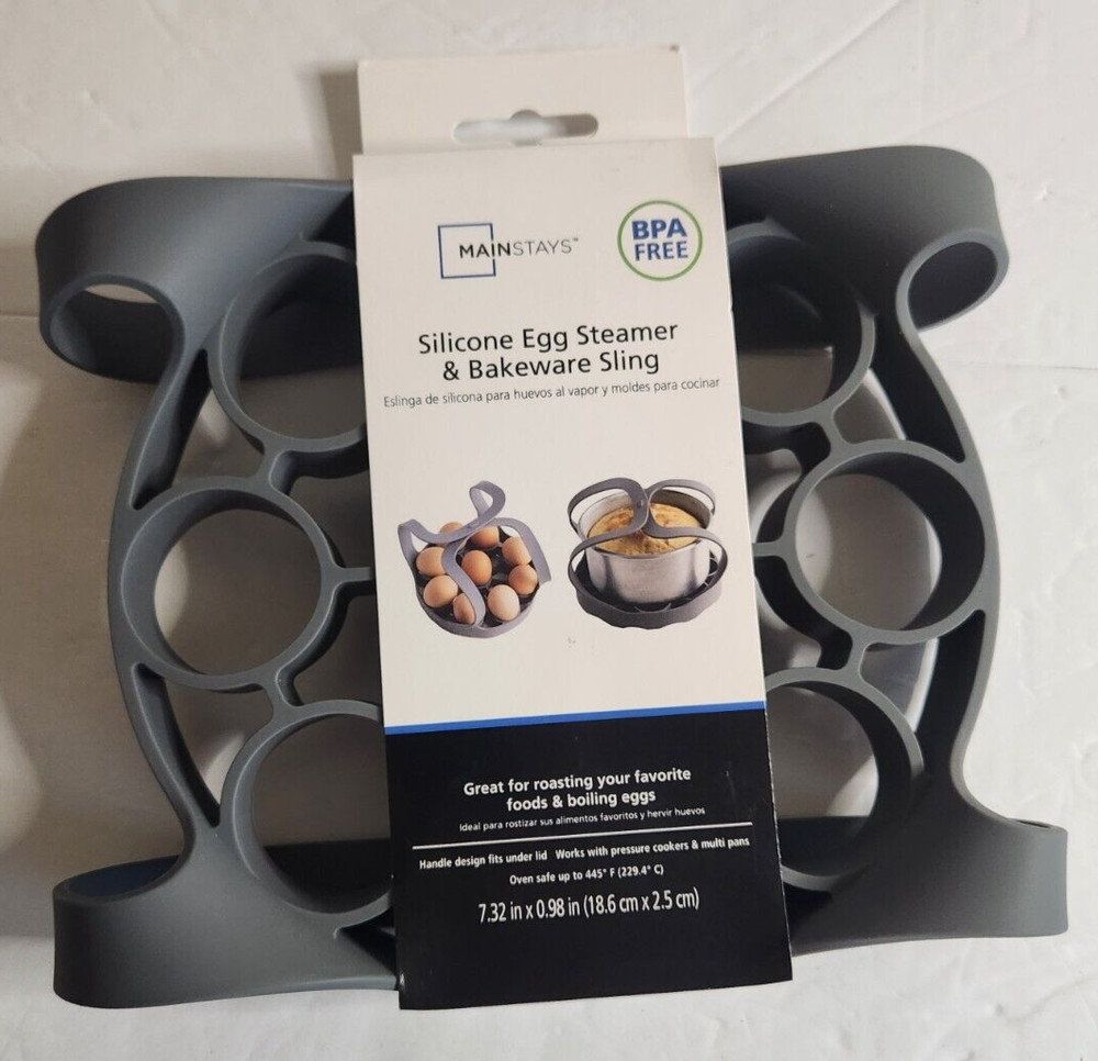 Mainstays Silicone Egg Steamer and Bakeware Sling