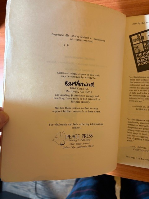 LOT of 2 WIND FARM Michael Hackleman classics *Homebuilt* *Windspinners* 1st/VG