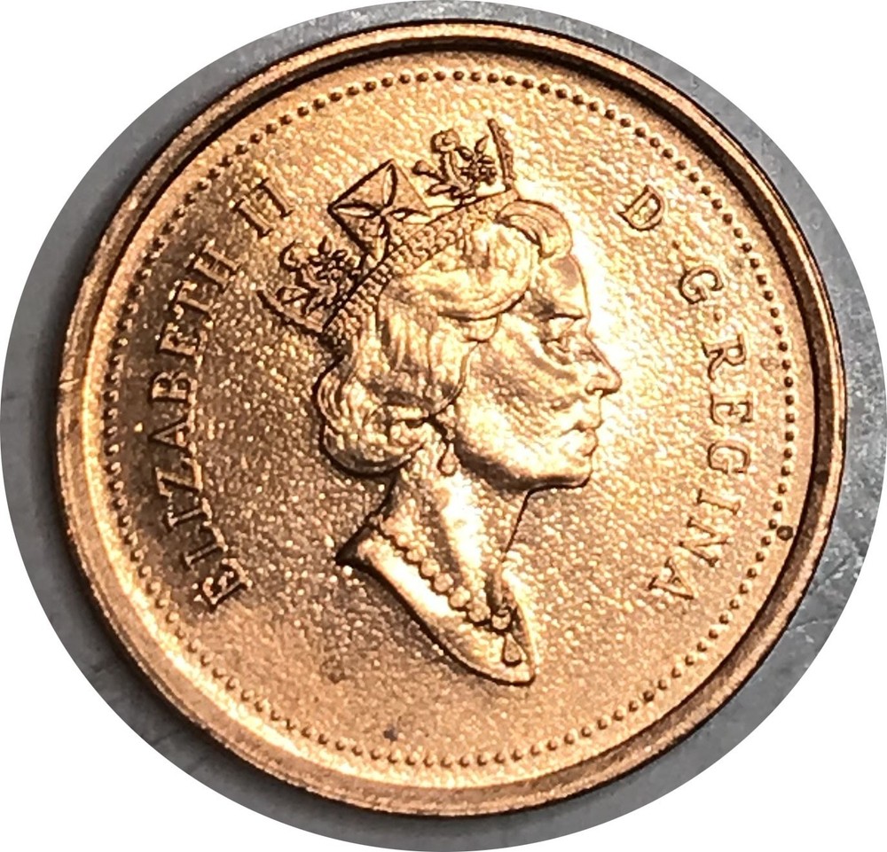 Canada 2000 • 1 cent • KM# 204 • BU RED UNC / QE2