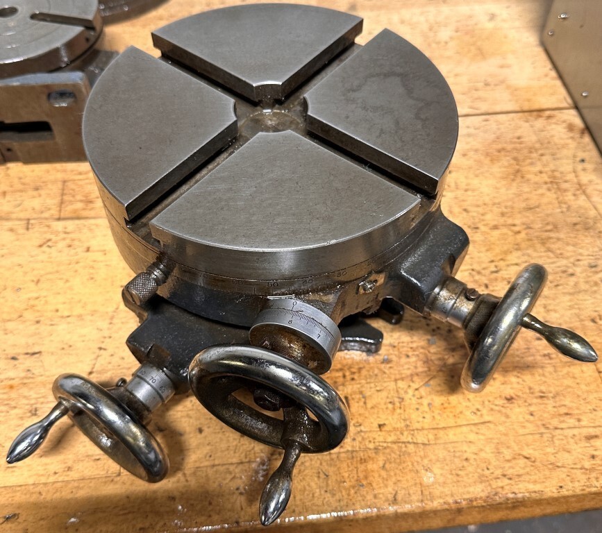 8" CROSSLIDE ROTARY TABLE