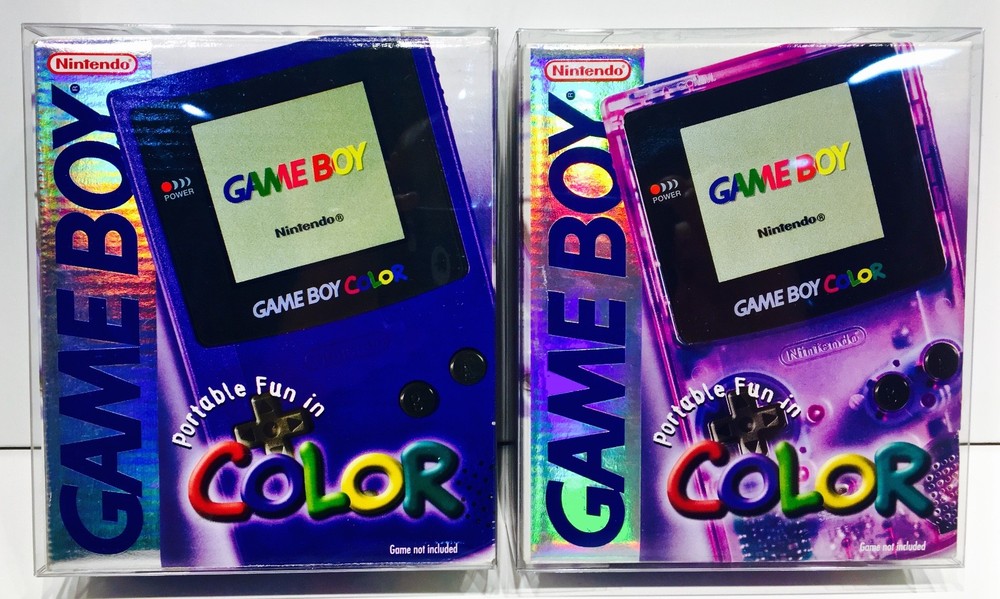 1 Box Protector For Game Boy Color Console Boxes NTSC SIZE! Clear Case Nintendo