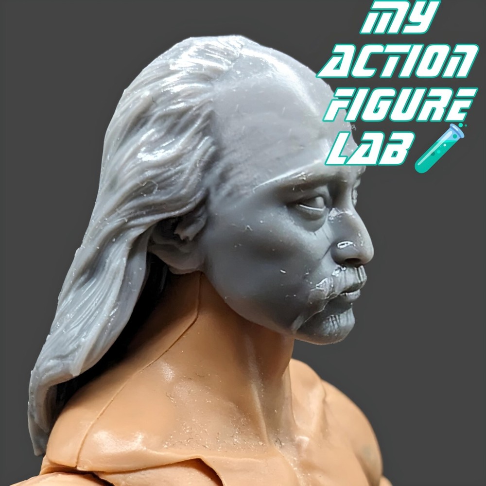 Al Leong 3D Print Custom Head Sculpt Unpainted