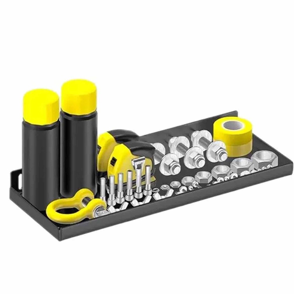Utility Tool Holder Wall Mounted Organizer Rack for Small Items Bolts Nails