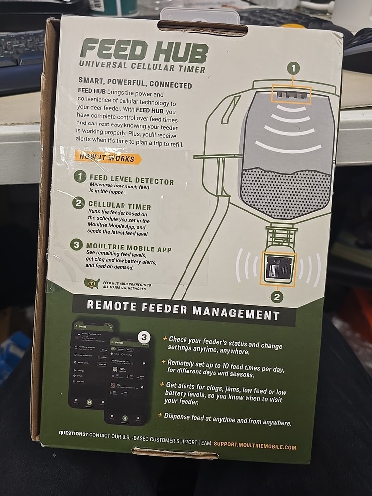 Moultrie Mobile Feed Hub Universal Cellular Timer - Open Box