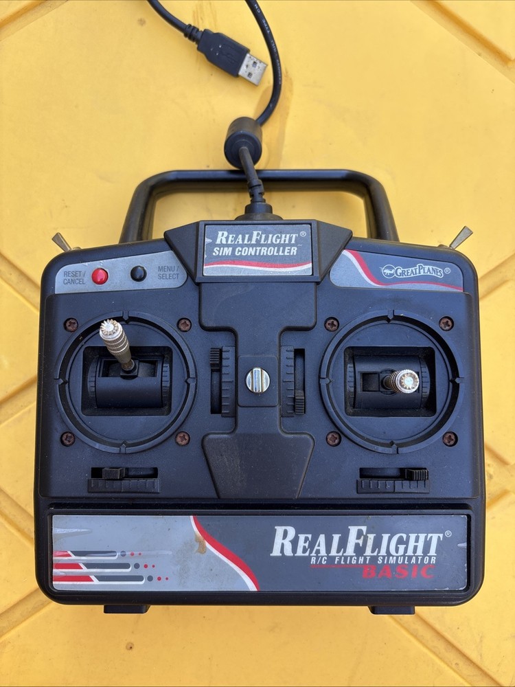 Great Planes RealFlight Sim Controller Real Flight Simulator Basic USB