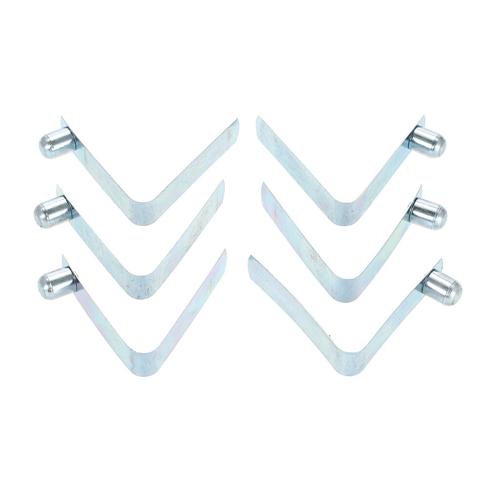 6pcs Kayak Paddle Spring Clips Tent Clips Push Button Spring Snap Clip Q6Q2
