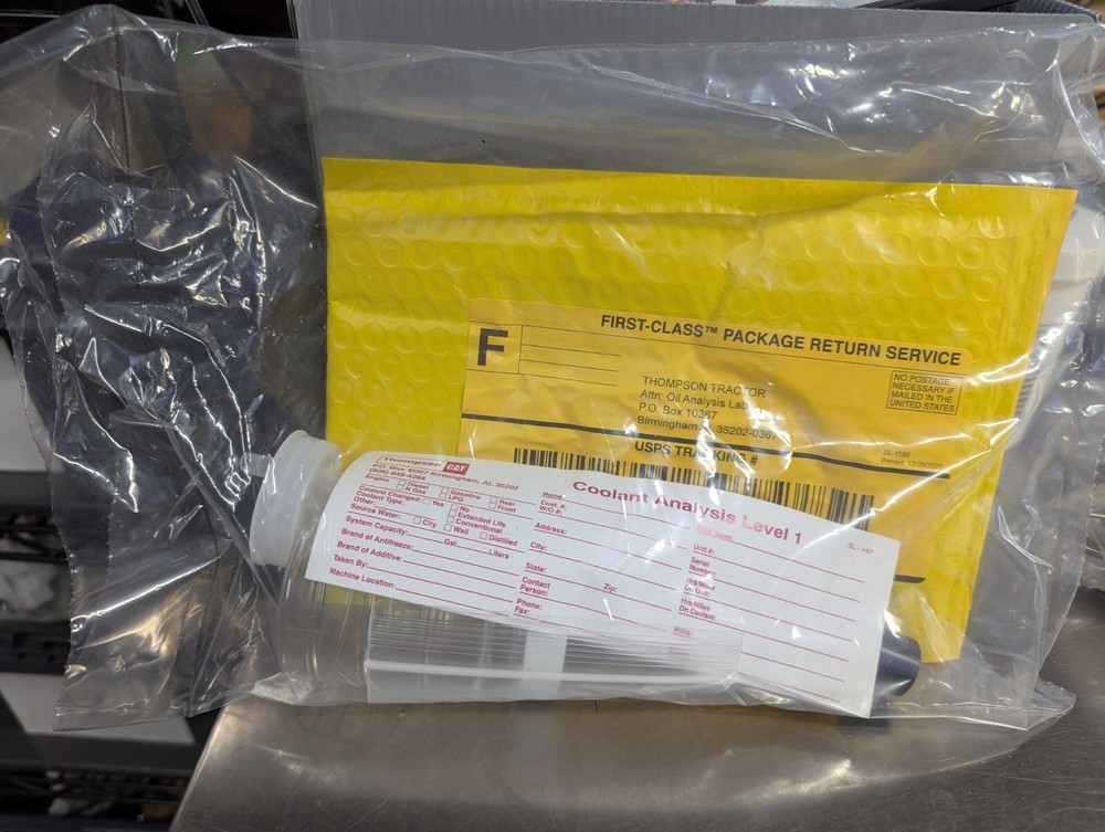 Caterpillar Fluid Analysis Test Kit Coolant Sample Kit