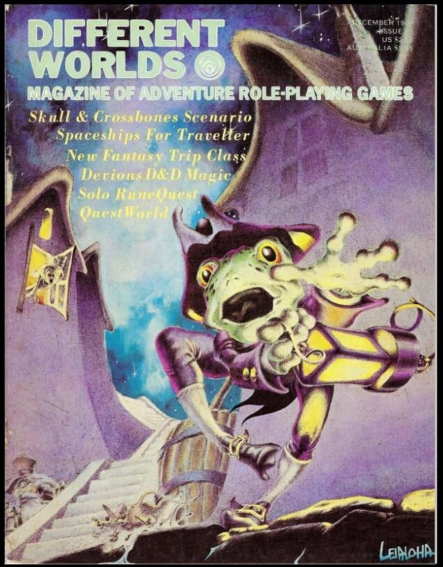 DIFFERENT WORLDS RPG MAGAZINE 30 Classic Issues On USB Flash Drive