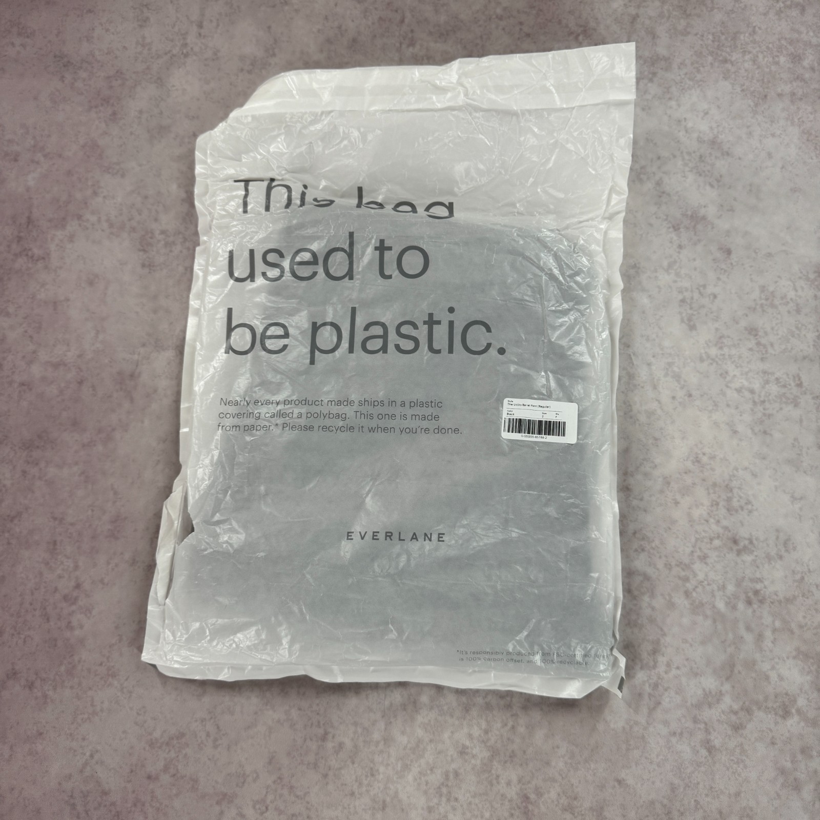 Everlane Women's The Utility Barrel Pants - Regular Length - Black