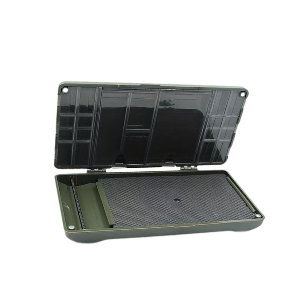 Rig Box Fly Box 2 Layer casting Lightweight PVC Portable Fishing Rig Storage