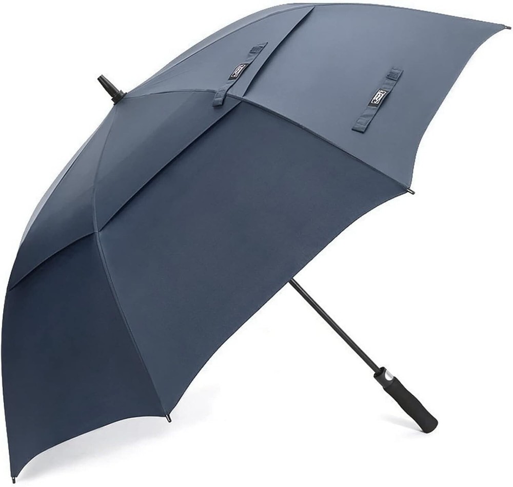 Stylish Automatic Open Golf Umbrella - Windproof, Double Canopy & Lightweight