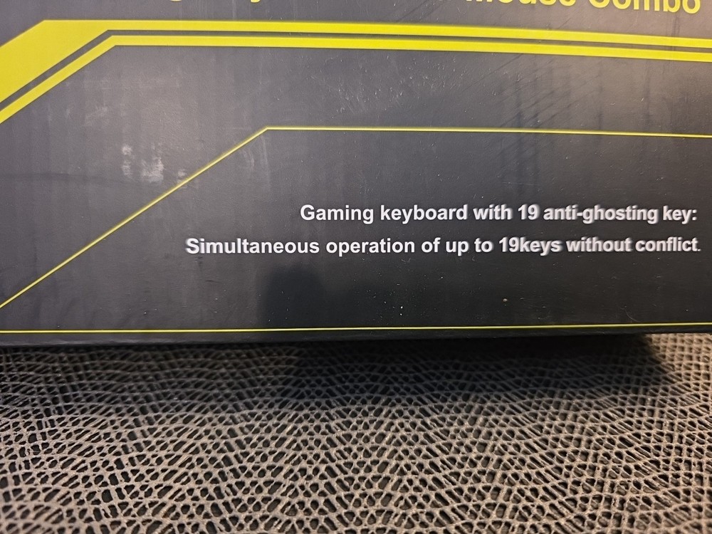 Flagpower Gaming Keyboard And Mouse Combo, New