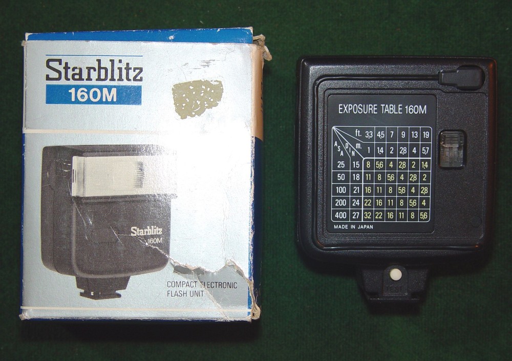 STARBLITZ 160M Compact Electronic Flash in Original Box - WORKING Tested