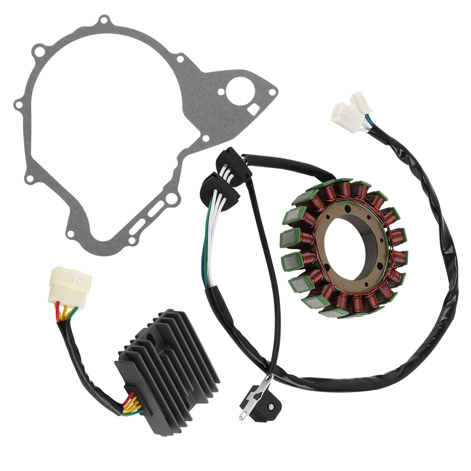 Stator & Gasket for Yamaha XVS650 V-Star 650 Custom Silverado Classic 2004-2010