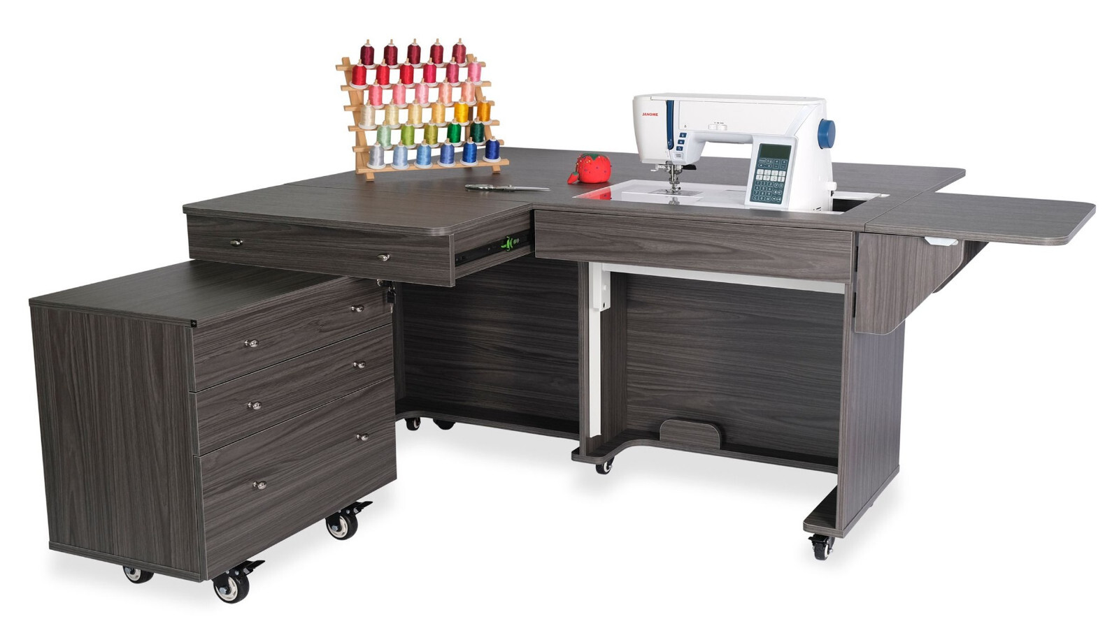 Kangaroo & Joey II Sewing Cabinet - NEW WHITE