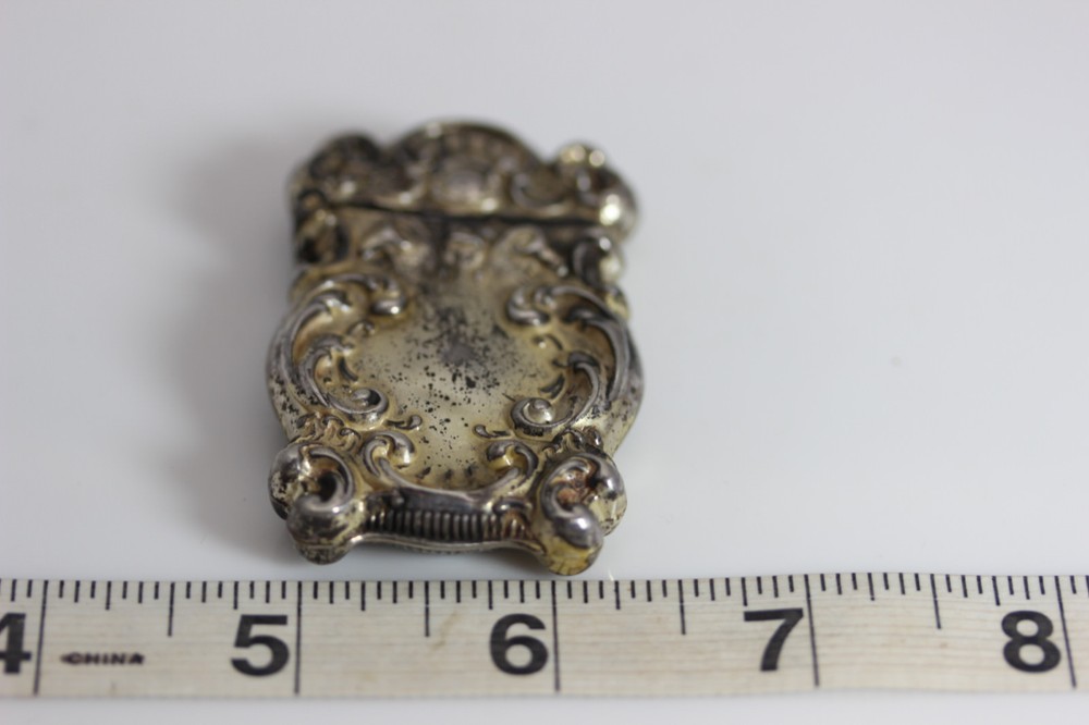 Vintage Sterling Silver Match Safe 2.5"- 4702