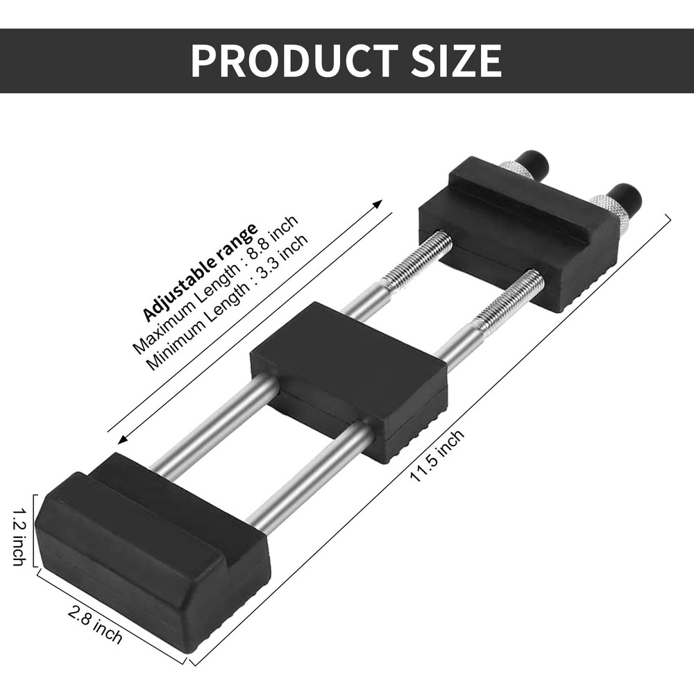 Universal Whetstone Holder with Non-Slip Adjustable Base for Sharpening Stones