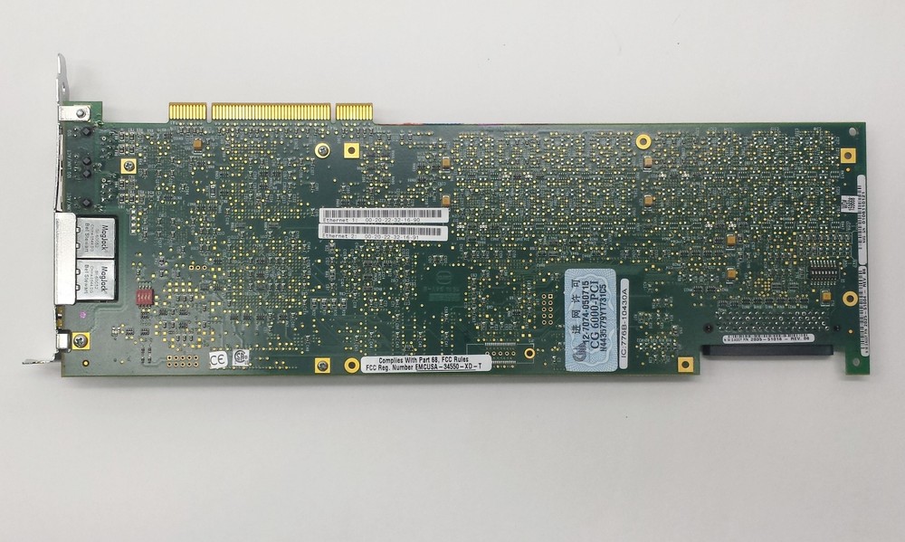 NMS NATURAL MICROSYSTEMS CG6000 CG 6000 T1/E1 ETHERNET INTERFACE PCI BOARD VOIP