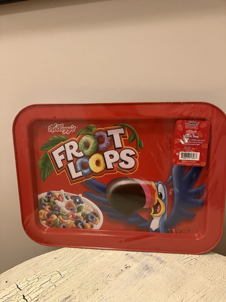 Front Loops Metal Serving Tray New