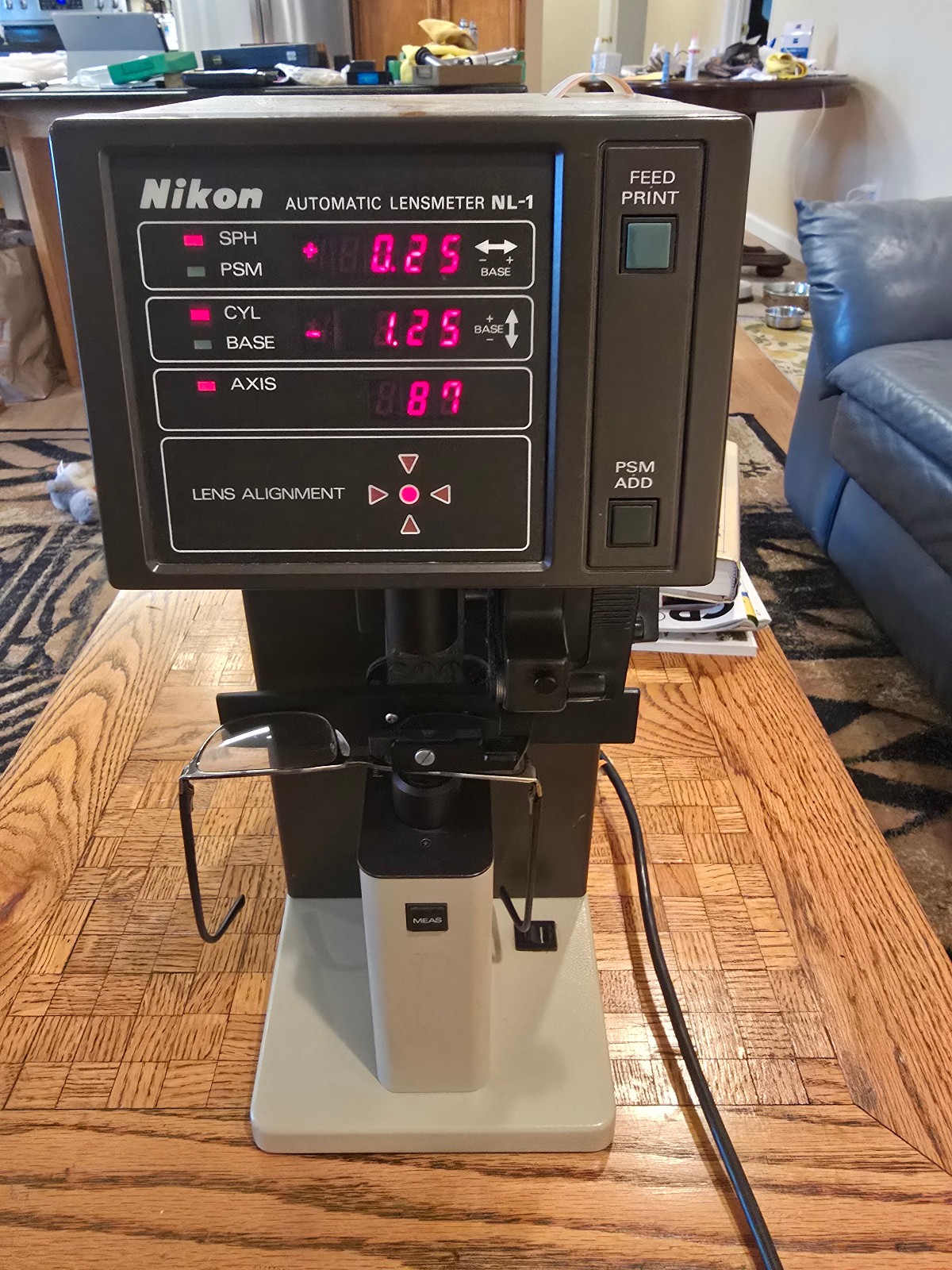 NIKON NL-1 LENSOMETER DIGITAL SEMI AUTOMATIC GREAT CONDITION