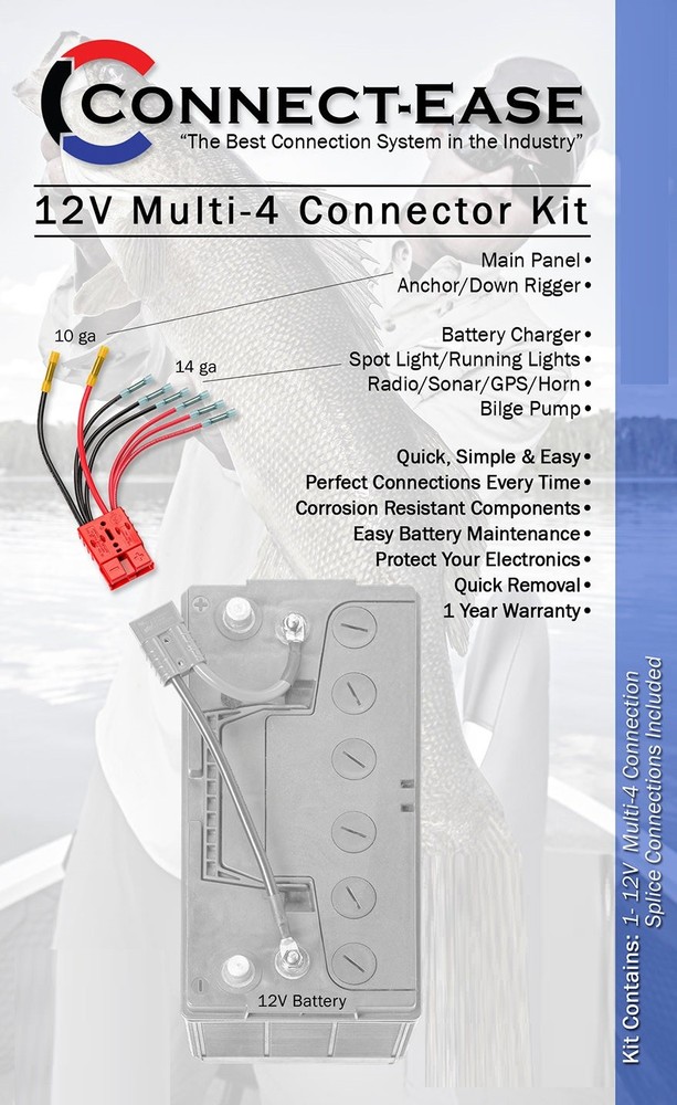 CONNECT EASE MULTI 4 LEAD ACCESSORY CO- RCE12VB4